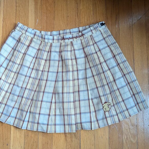 RARE Pompompurin Kawaii Pleated Skirt 2XL - Picture 1 of 10